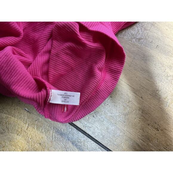 Tommy John Fuchsia Lightweight Rib-Knit Pajama Top Medium - Picture 9 of 10